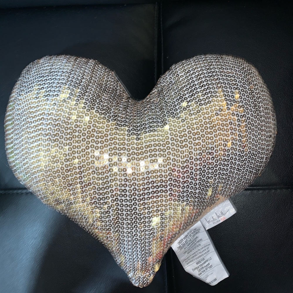 Heart Glitter pillow